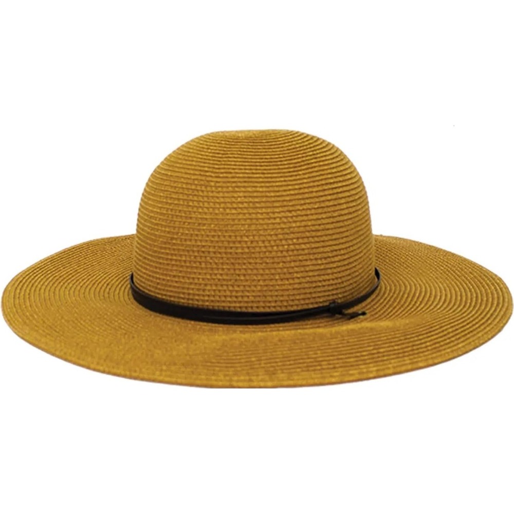Peter Grimm Coralia Resort Hat Toyo Straw Wide Brim Packable Boho Tan One Size